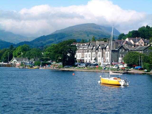 Boats at Waterhead Pier on Lake Windermere